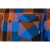 Koszula Vans Box Flannel Classic Blue / Black / Kindling (miniatura)